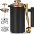 50 Ounce Double-Wall Insulated Stainless Steel French Press U1873
