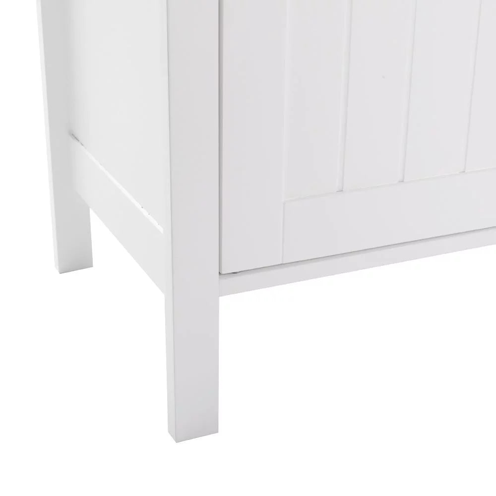 White Free Standing Wooden Shoe Storage Cabinet S72989