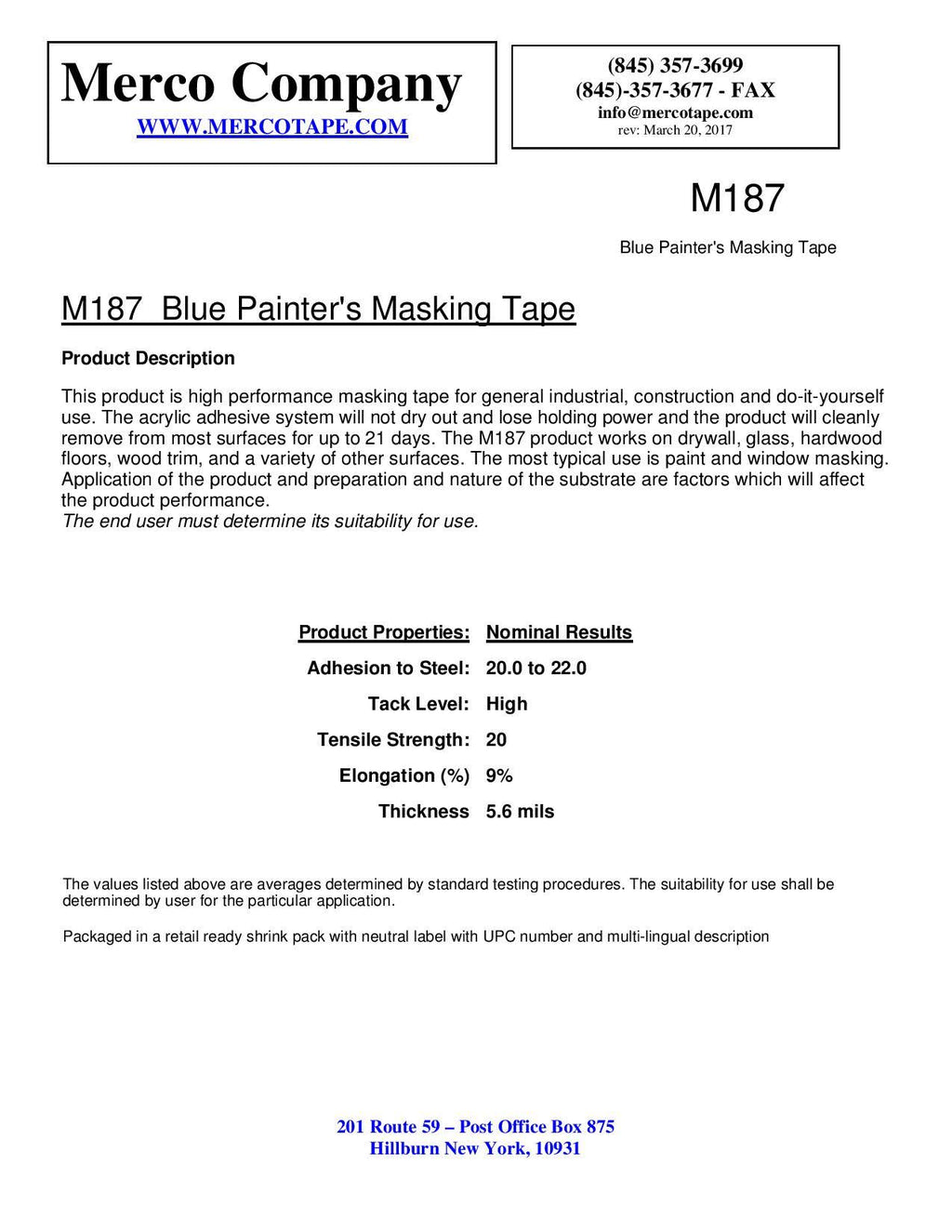 Blue Painters Masking Tape 36mm x 55m 24 Rolls S962