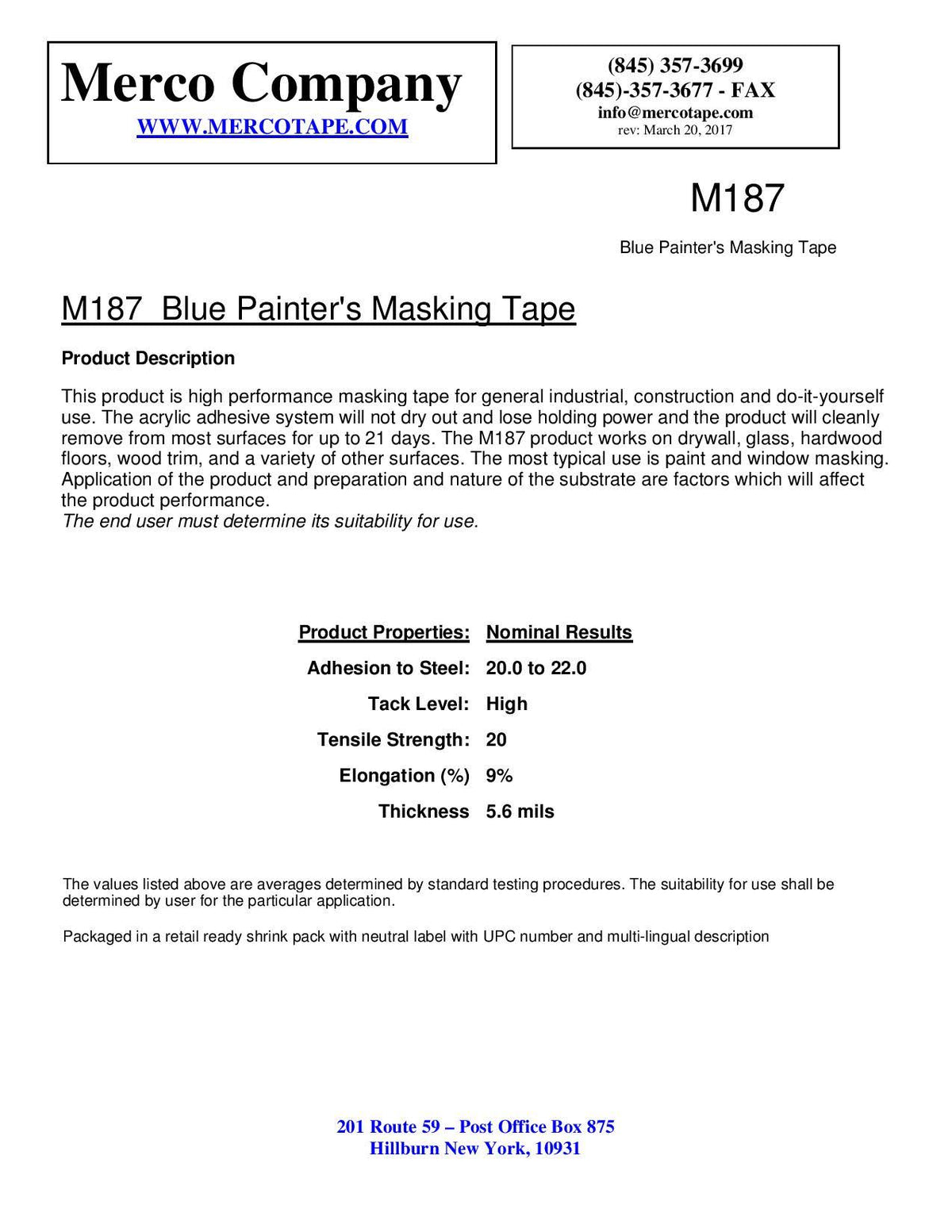 Blue Painters Masking Tape 36mm x 55m 24 Rolls S962