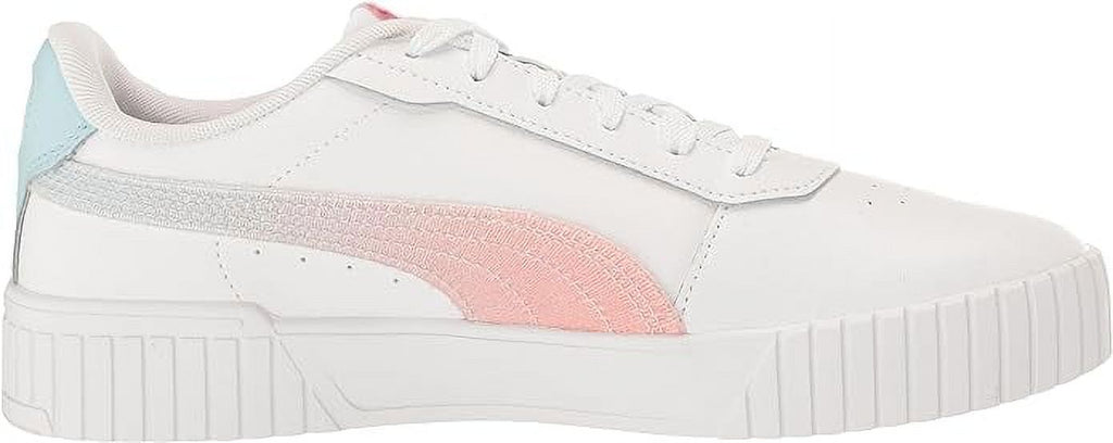 PUMA White-Fusion Coral-Light Aqua Sneaker P8204