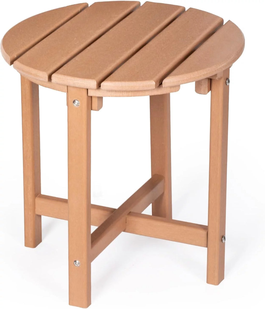 White HDPE Outdoor Side Table C673796
