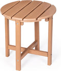 White HDPE Outdoor Side Table C673796