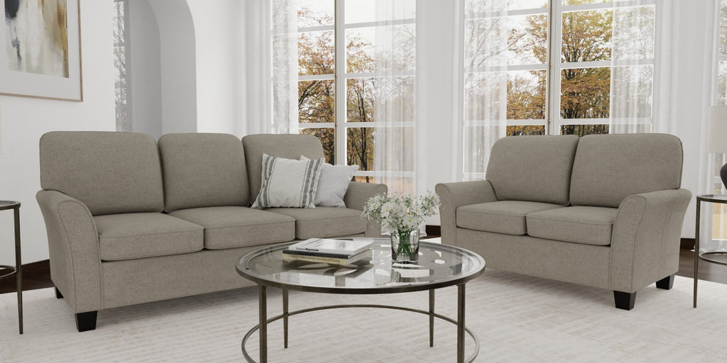 Greige Upholstered Sofa C7587