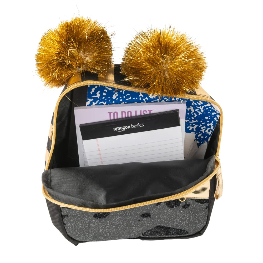 Gold Mini Backpack Purse 10 inch Y9506