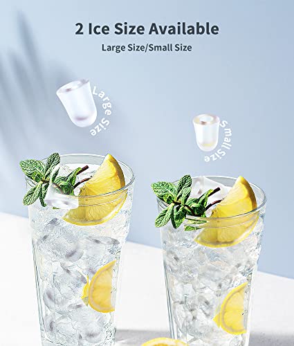 Nugget Ice Maker Countertop 33 lbs Self-Cleaning Stainless Steel V4127