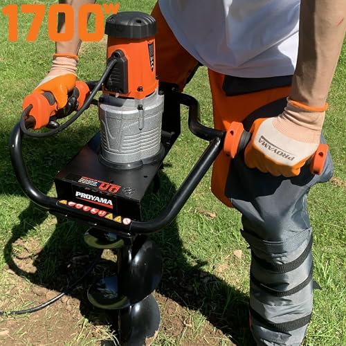 1700W Corded Electric Earth Auger with Drill Bit X397