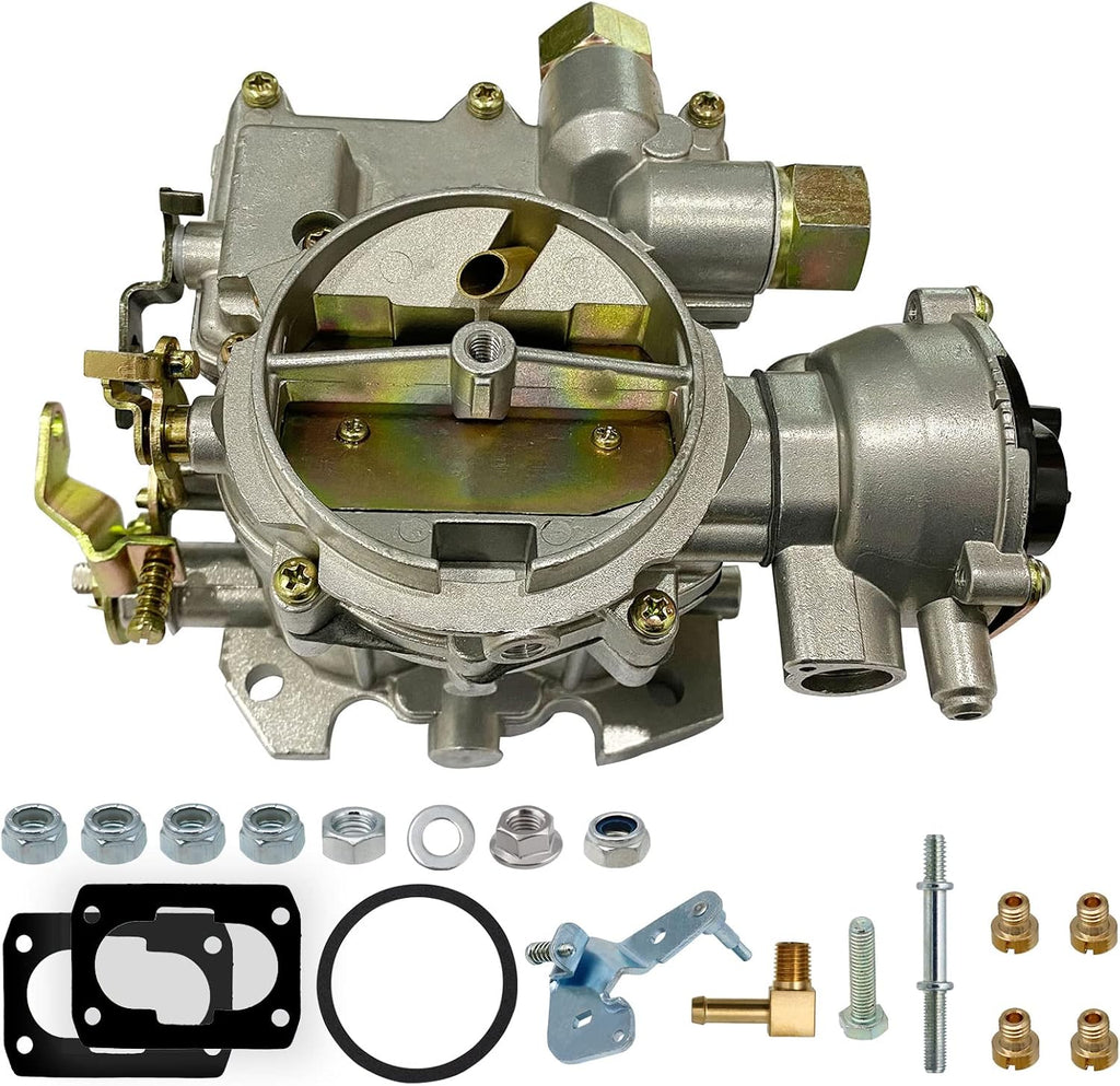 Marine Carburetor 2 Barrel Electric Choke with Jets and Gaskets M9896