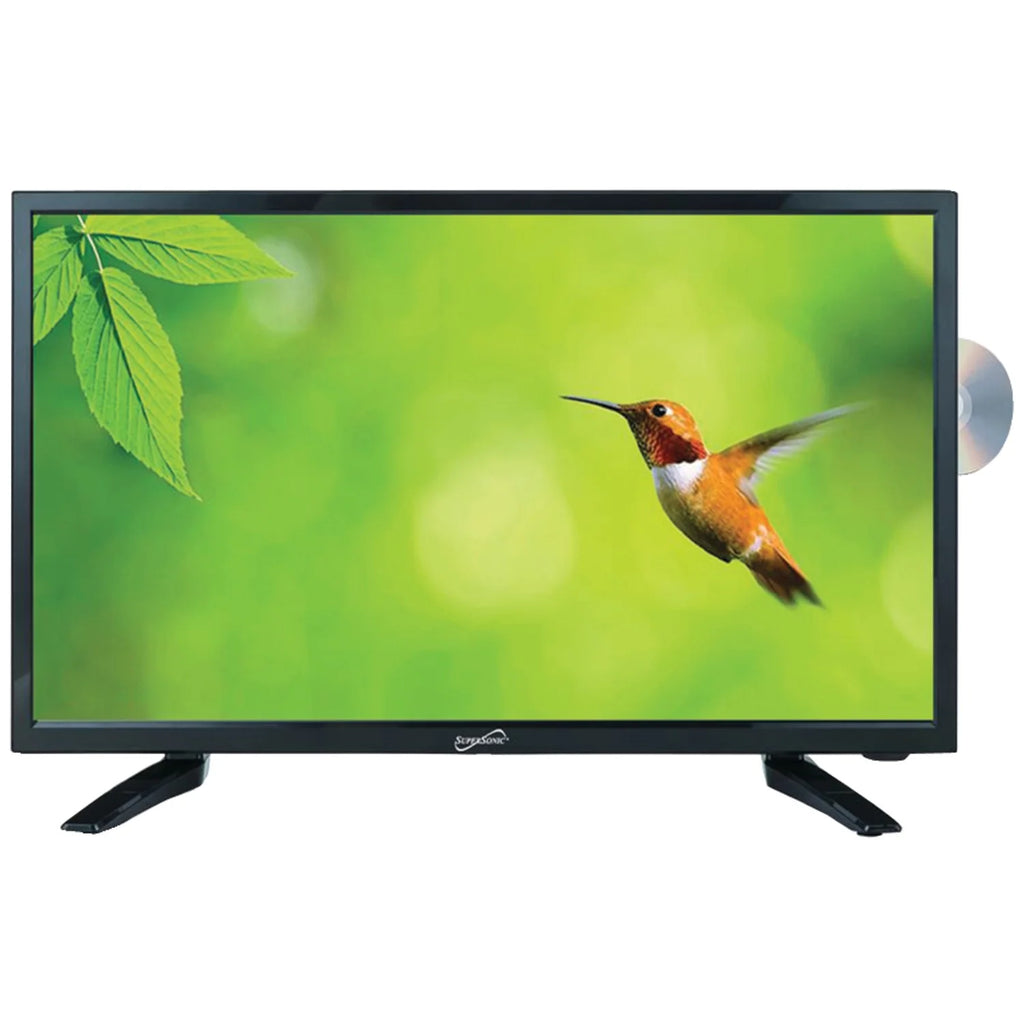18.5 in. HD 720P Portable LED TV-DVD Combo & Full-Motion Mount O680