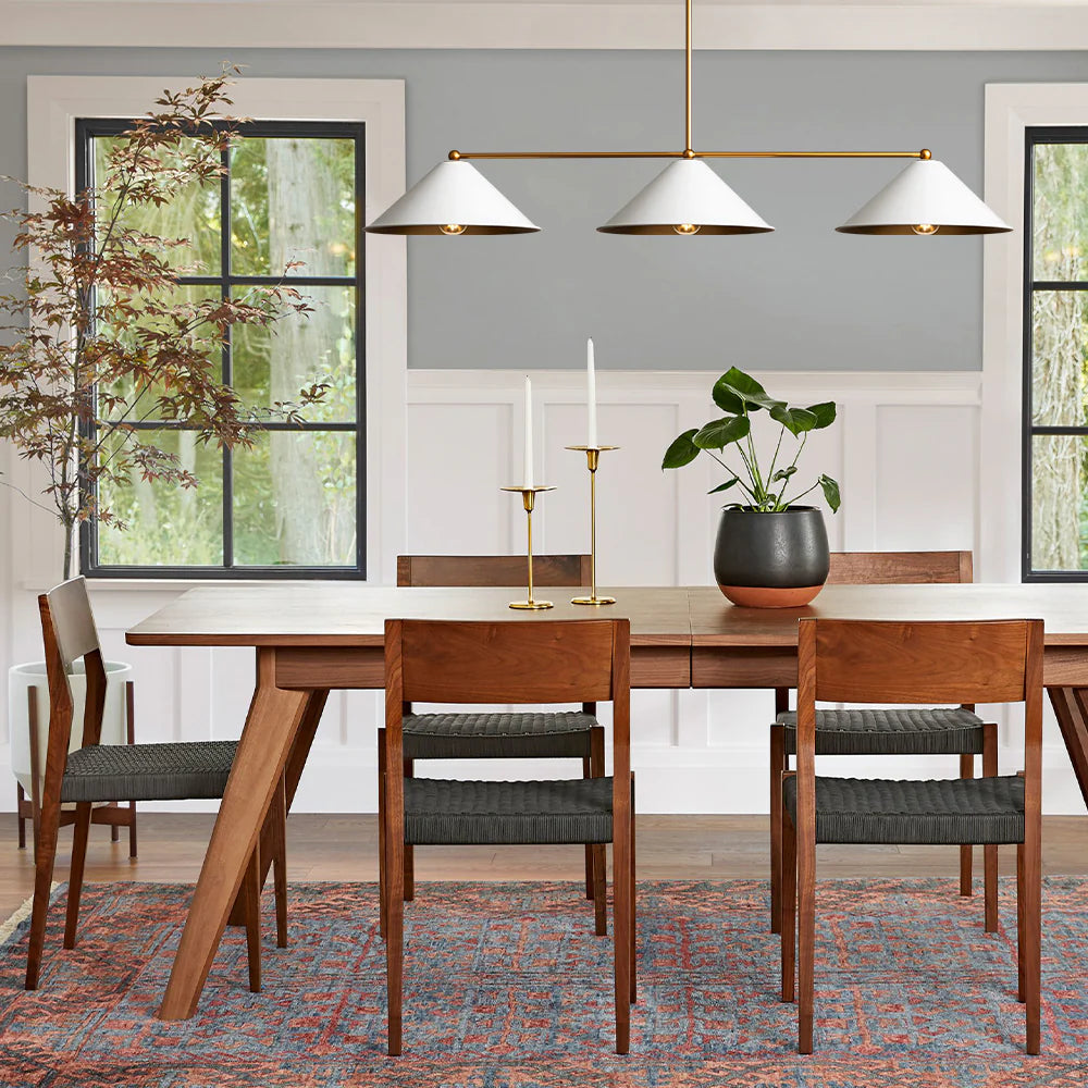 3-Light Industrial Linear Pendant F390578