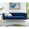 Velvet Tuxedo Sofa H3345