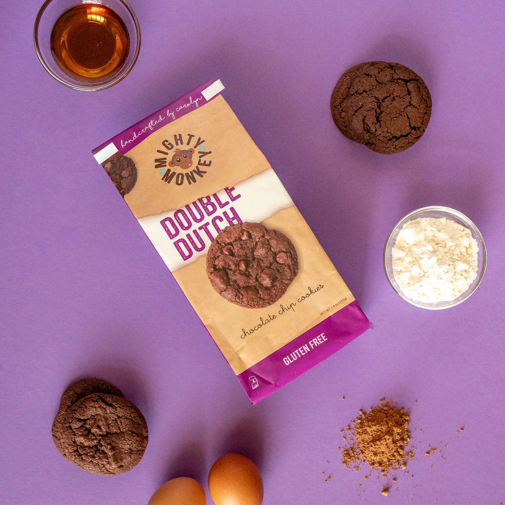7.4 Oz (3 Pack) Gluten Free Double Dutch Chocolate Chip Cookies Z2786