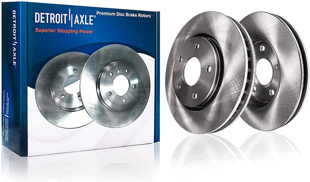 Front and Rear Disc Brake Rotors + Ceramic Brake Pads 8pc Set S885274