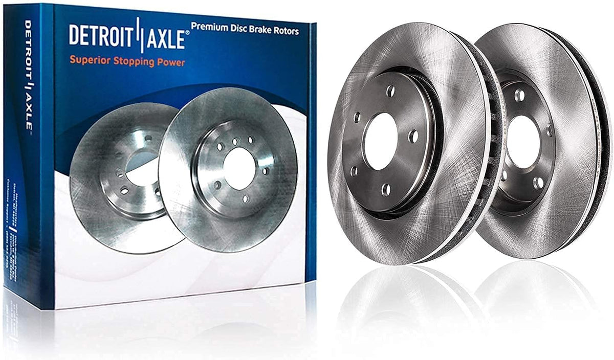 Front and Rear Disc Brake Rotors + Ceramic Brake Pads 8pc Set S885274