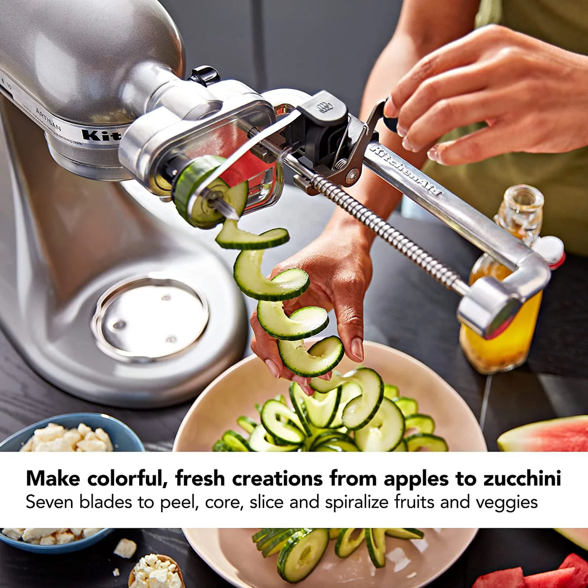 Spiralizer Attachment 1" Silver C81874