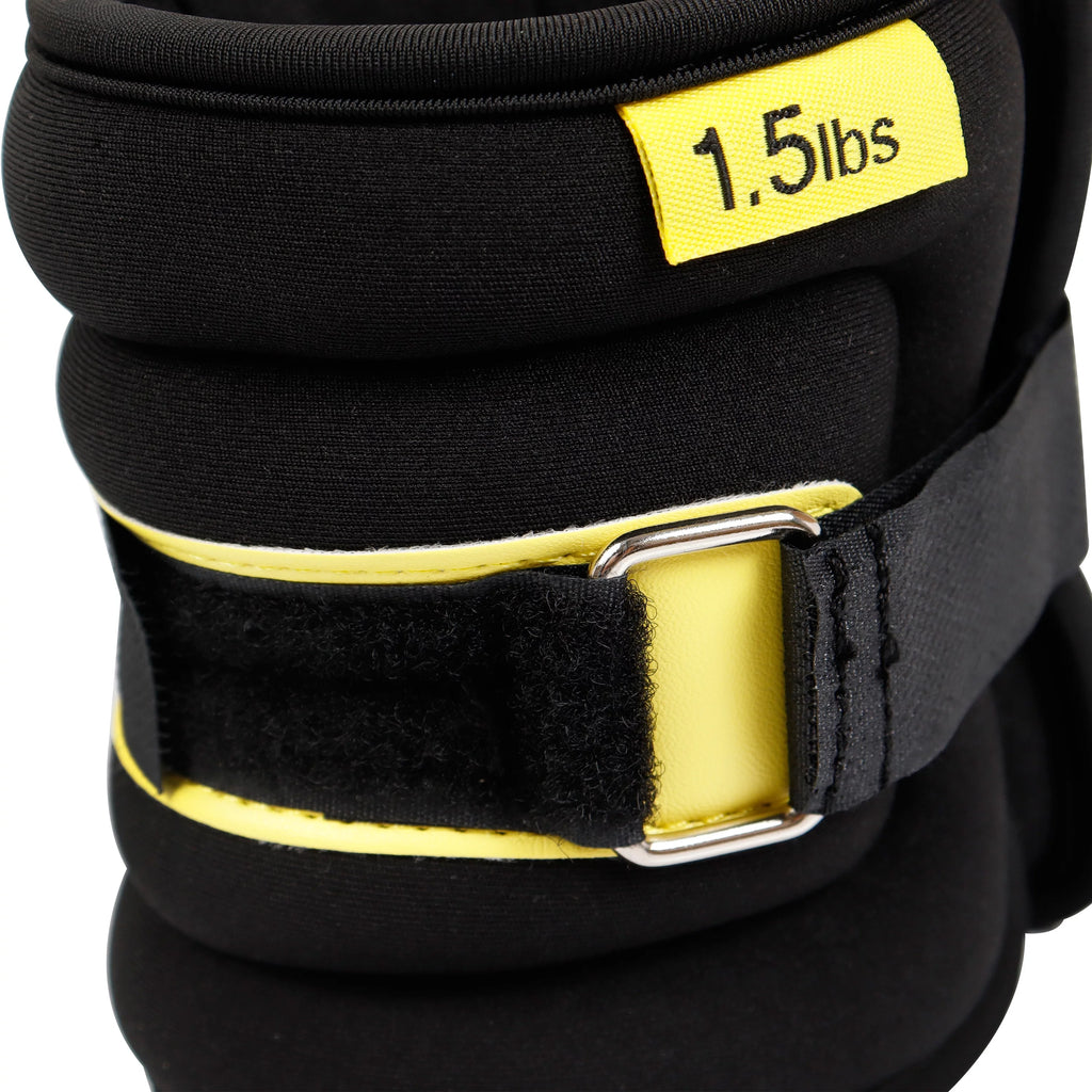 5lb Pair Ankle & Wrist Weights 2.5 lbs Adjustable Strap E94566