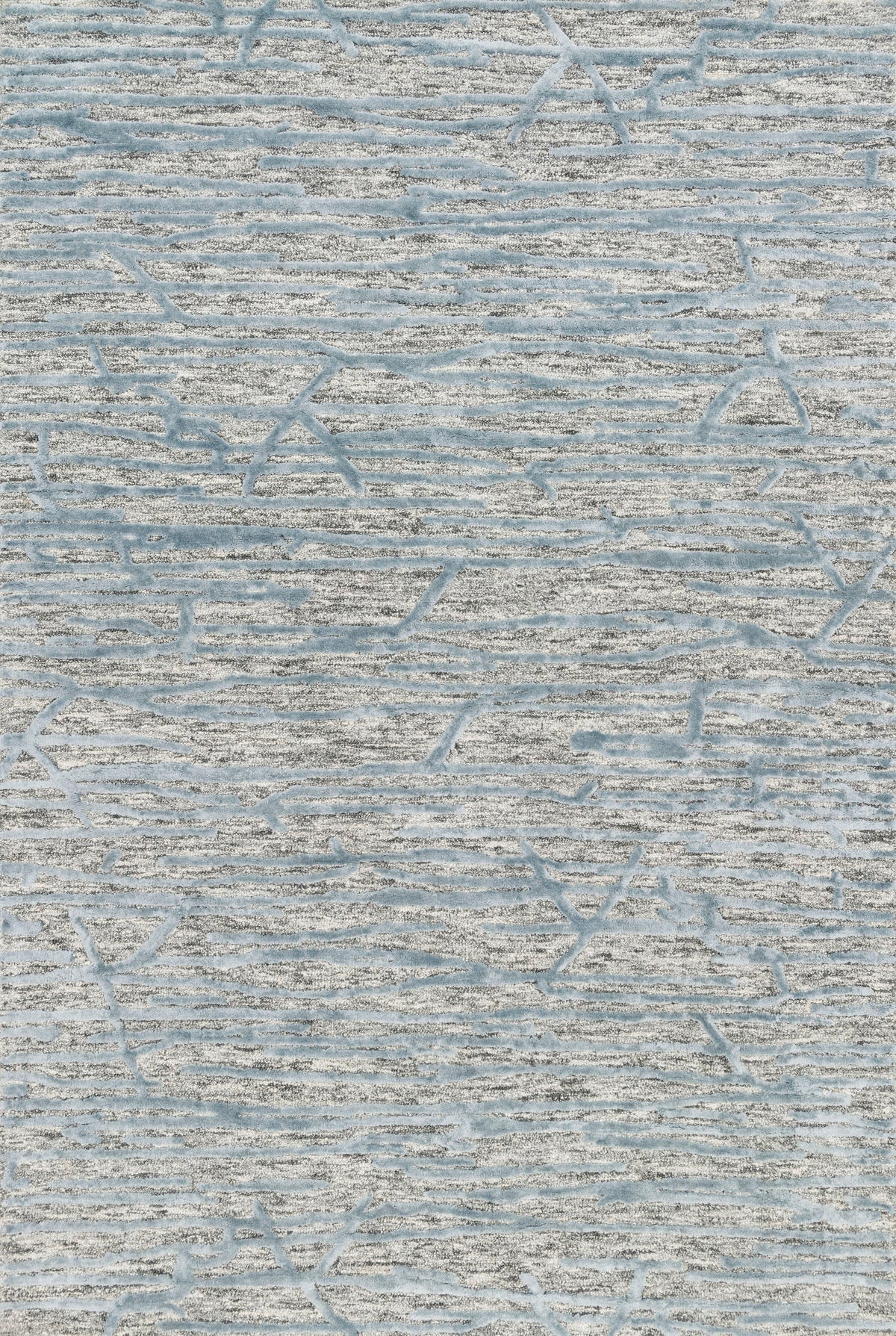 Grey Blue 9'3 x 13' Rug E522251