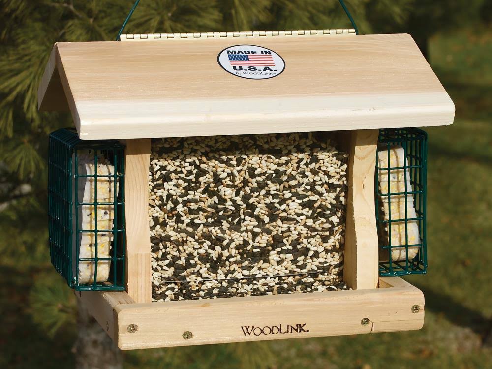 Cedar Feeder with Suet Cages V944