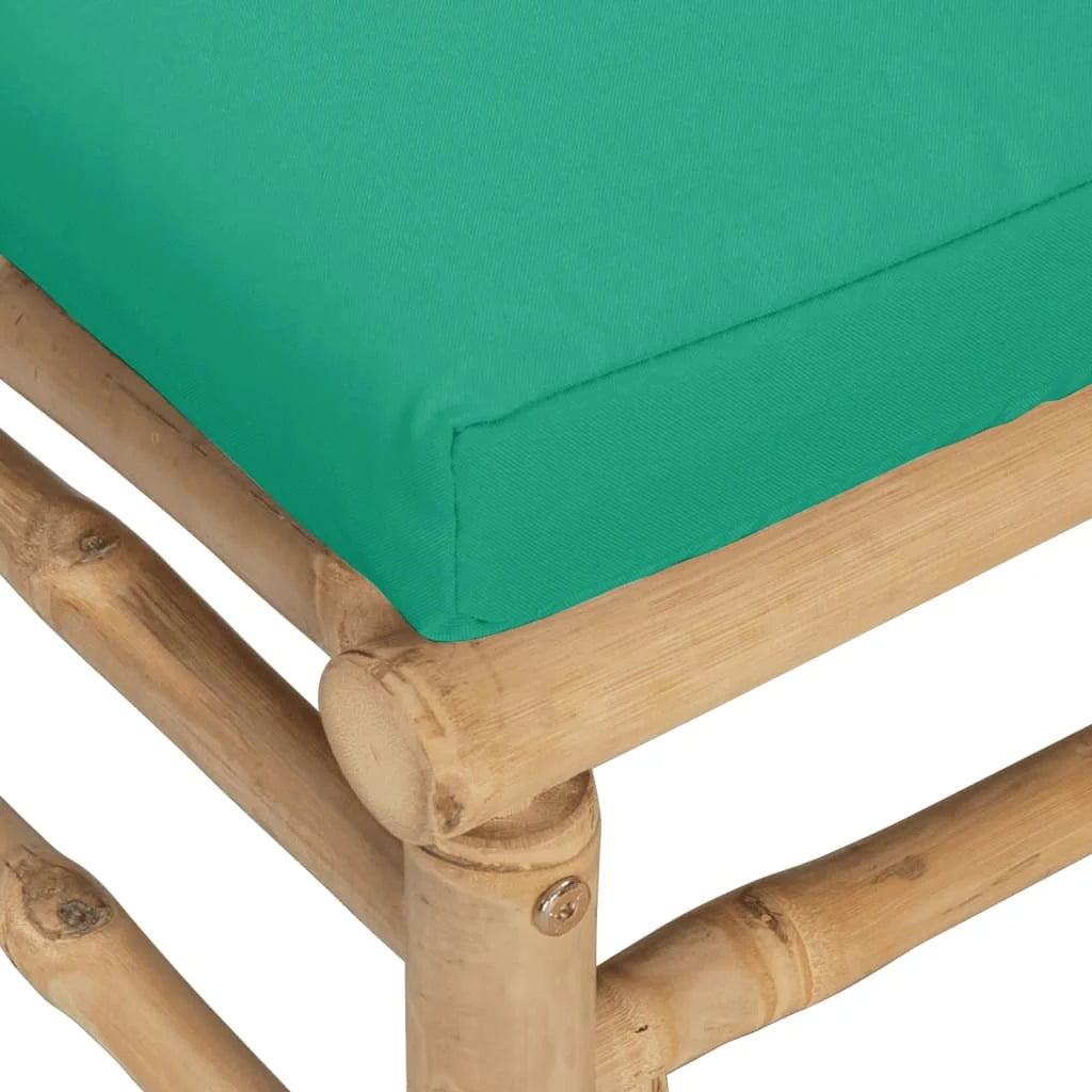 Green Cushions Bamboo Patio Sofa E282642