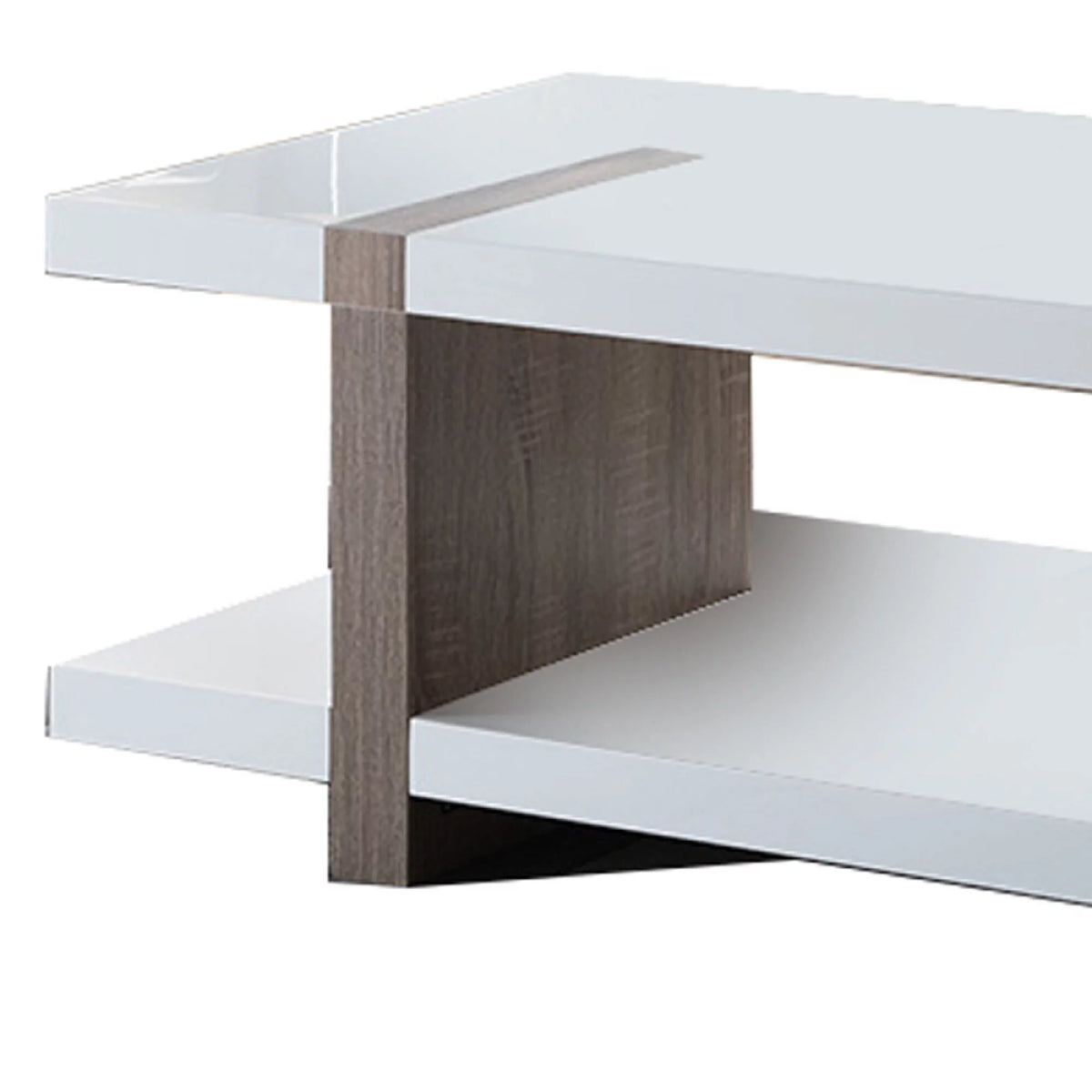 White and Brown Wooden Coffee Table G5633