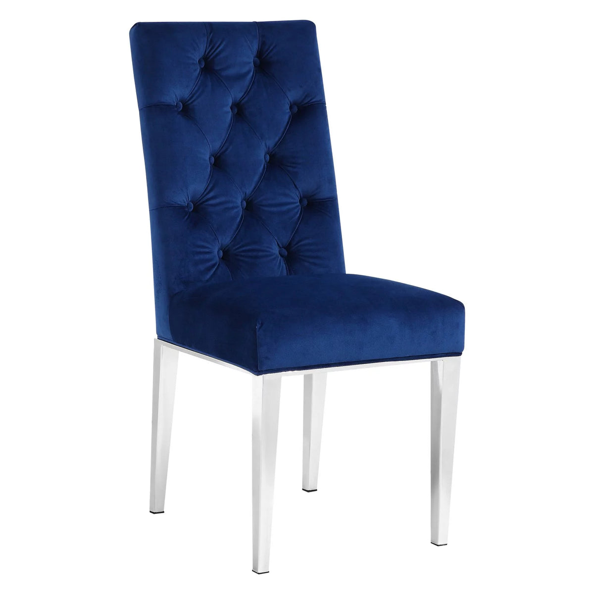 Black Velvet Dining Chair Set of 2 A7465