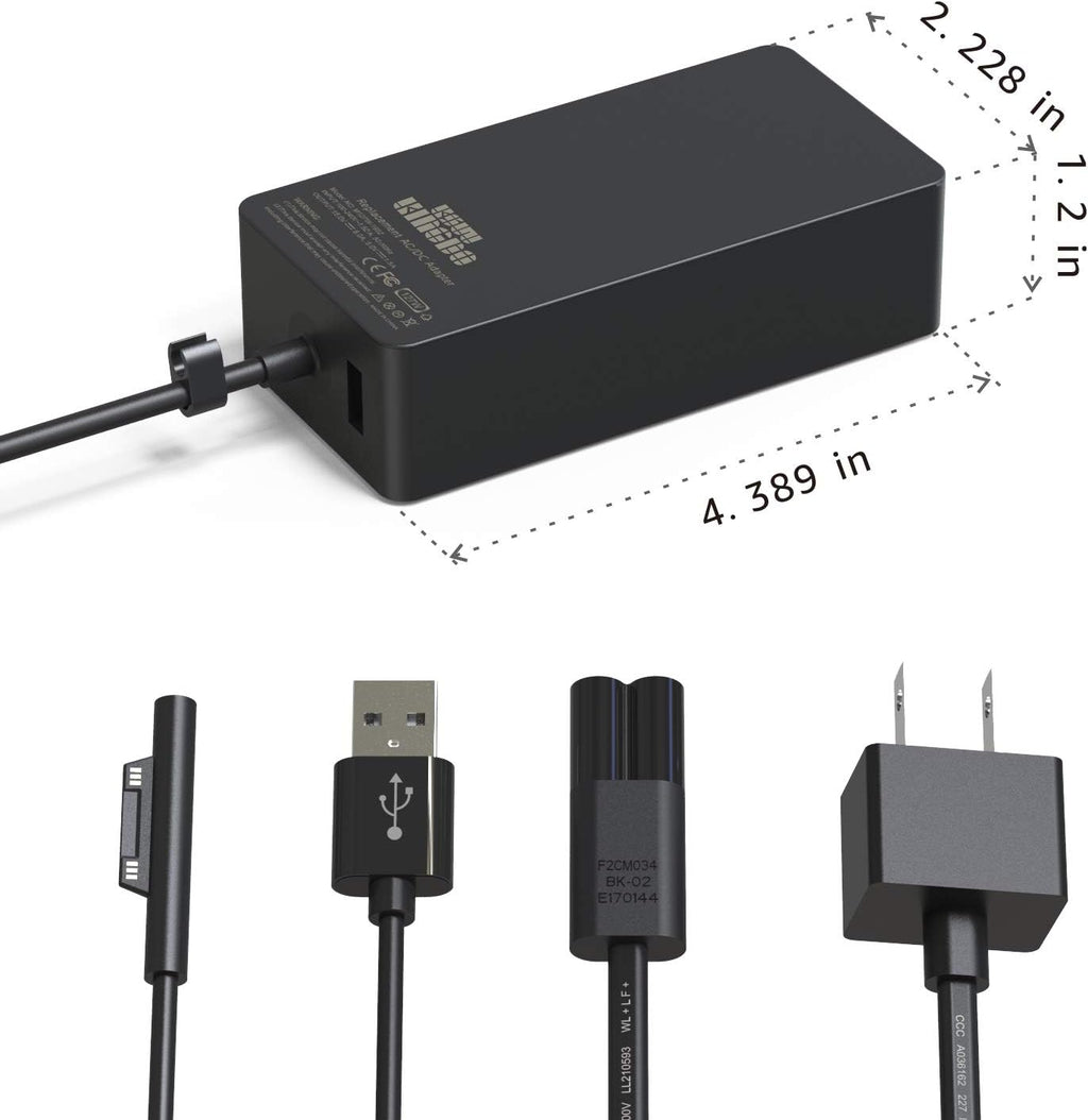 127W 15V 8A Power Adapter with Carrying Case A6473