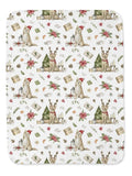 Sitting Christmas Dogs Blanket B79734