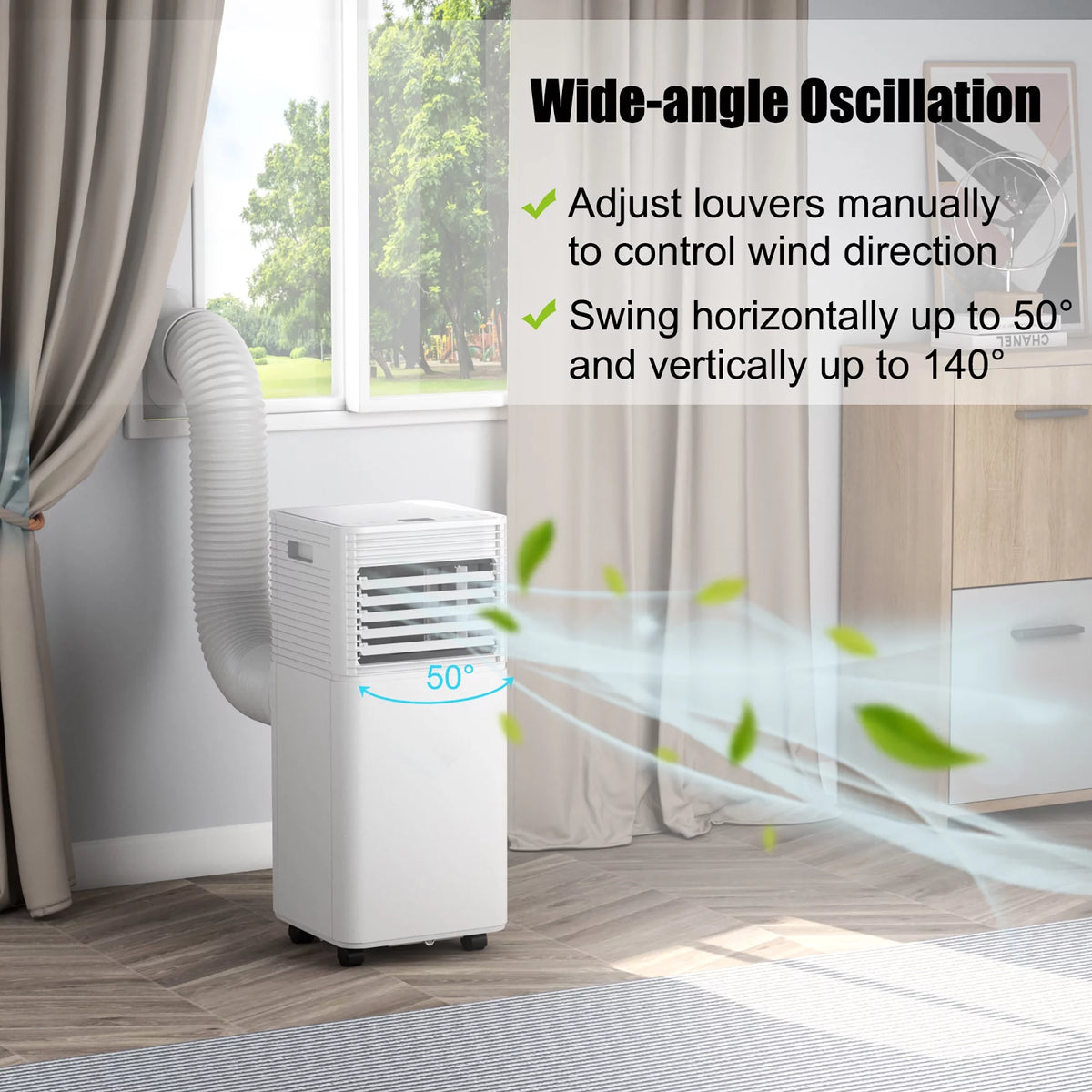 6000 BTU Portable Air Conditioner 3-in-1 Black K751920