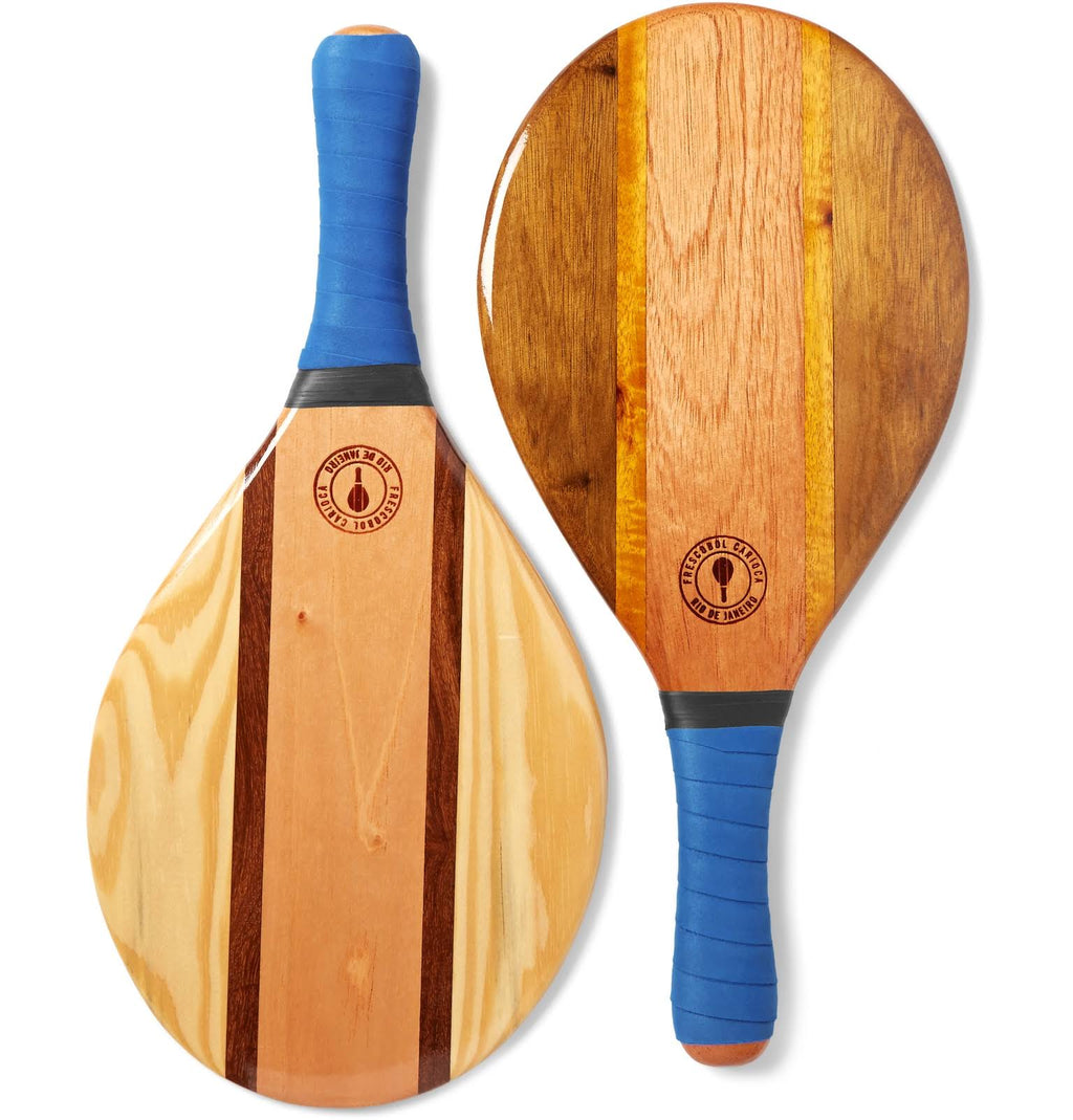 Blue Wooden Beach Bat and Ball Set Z650616