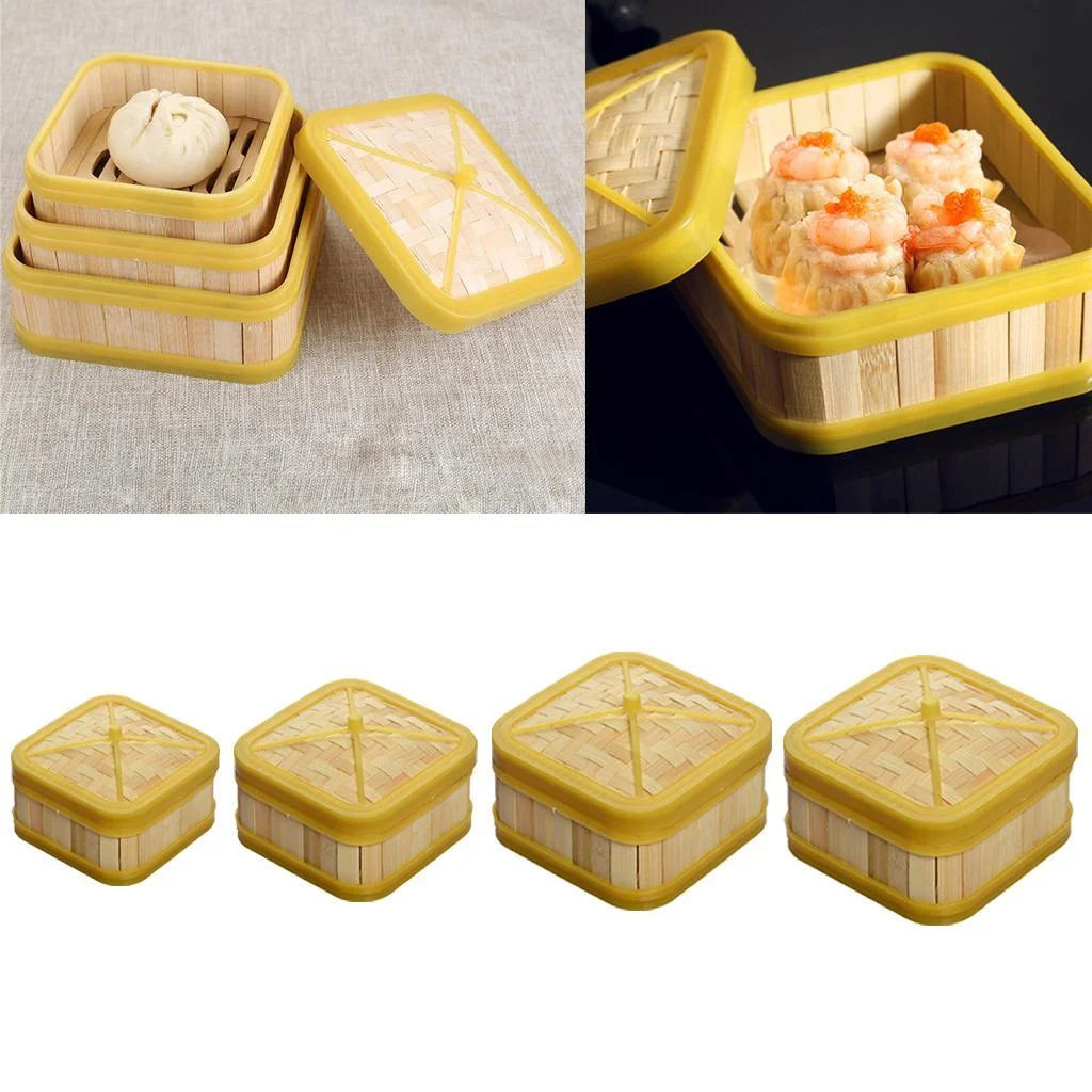 5 inch Bamboo Basket Steamer P1369