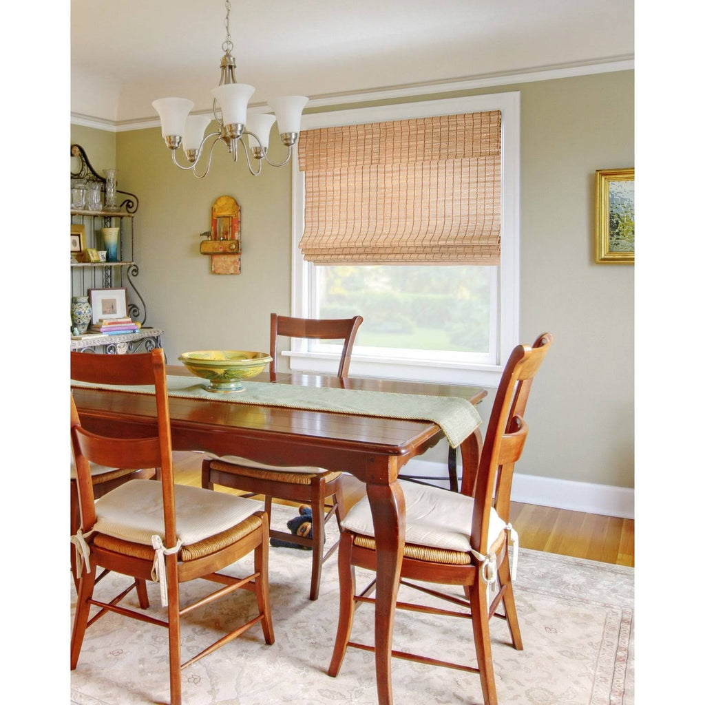 Cordless Bamboo Roman Shades 35 inch x 64 inch K519864