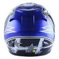 Blue Full Face Motorcycle Helmet J906