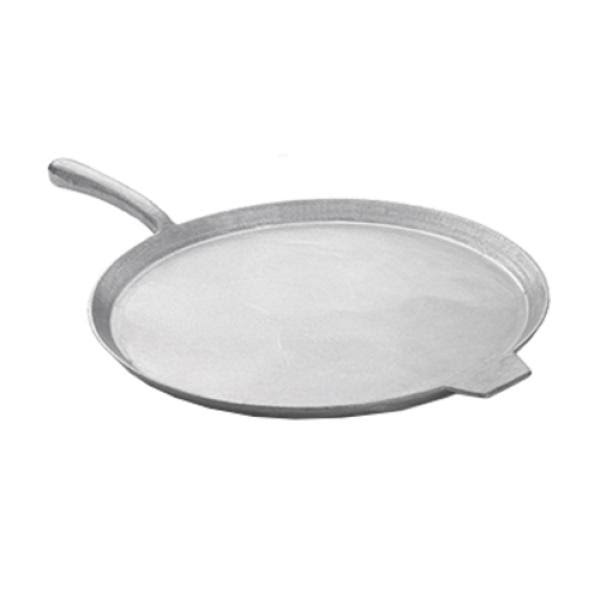 Orange 14x22 Sand Cast Aluminum Pizza Tray with Handle Z3025