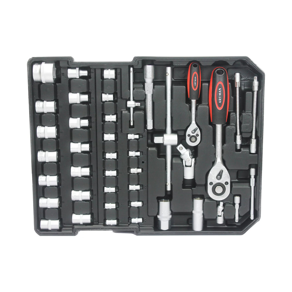 White 4 Layers Rolling Tool Box Set T485093