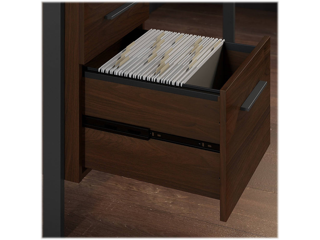 60W L Shaped Desk with Lateral File Cabinet S613894