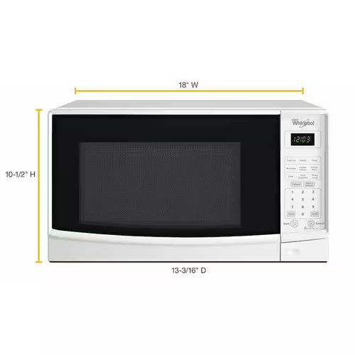 0.7 cu. ft. White Countertop Microwave with Electronic Touch Controls M921