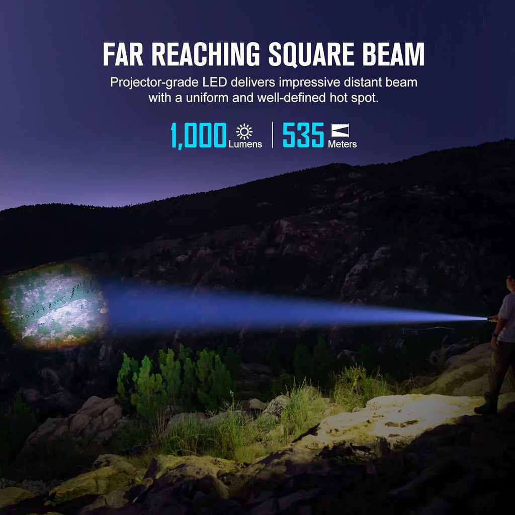 1000 Lumens Handheld Flashlight with 5000mAh Battery L272578
