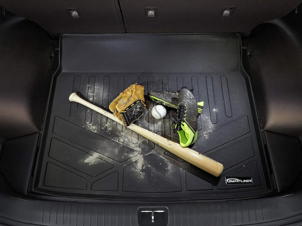 Black Custom Fit Cargo Trunk Liner Trunk Floor Mat W59829