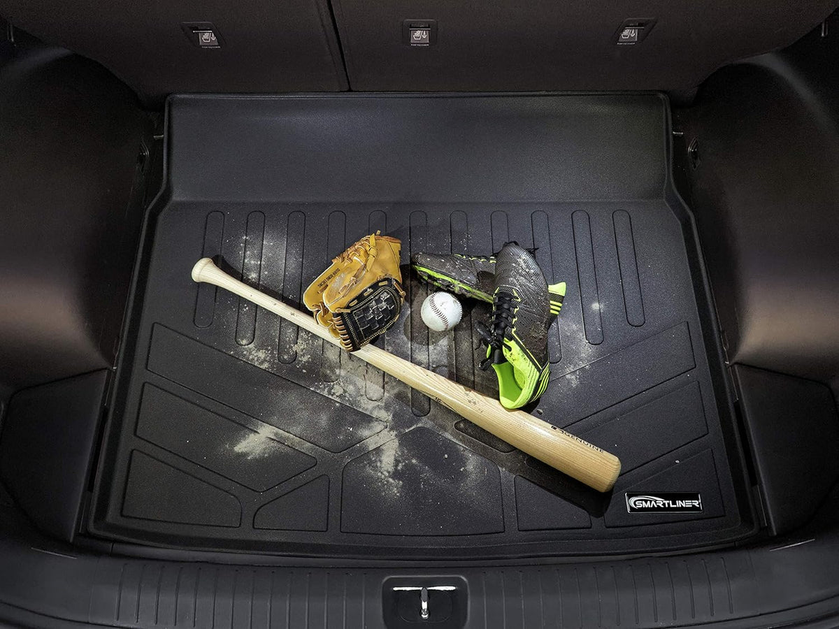 Black Custom Fit Cargo Trunk Liner Trunk Floor Mat W59829