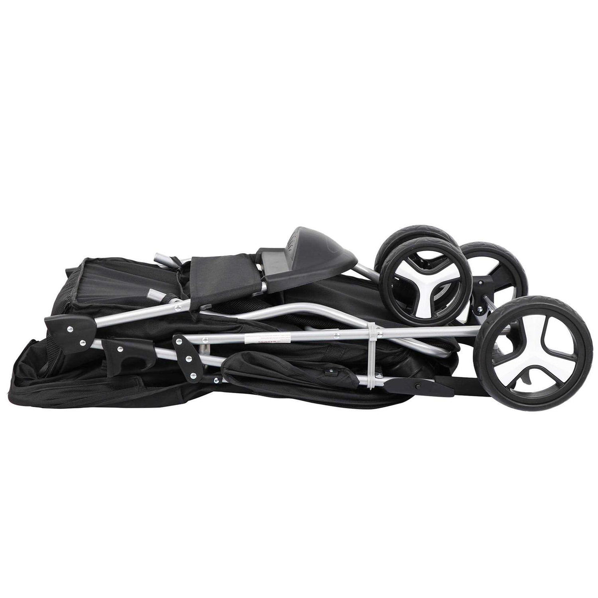 3 Wheel Foldable Pet Stroller with Storage Basket Z24538