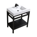 30 in. Stainless Steel Console with Acrylic Sink A5641