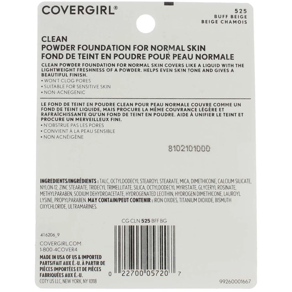 Buff Beige Powder Foundation 0.41 oz Pack of 4 O534