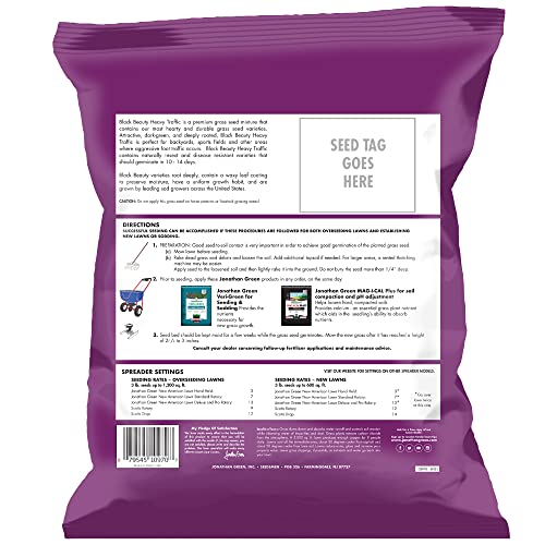 Black Beauty Heavy Traffic Grass Seed 25 lb D190