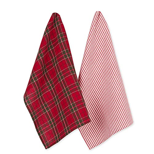 Vintage Christmas Kitchen Dish Towel Set, 18x28, 2 Piece N6522