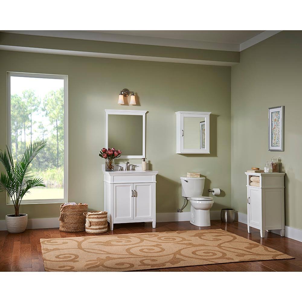 White Vanity Cabinet Q824073