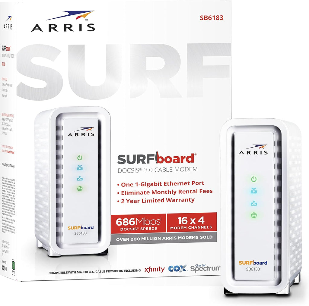 White Pack of 2 Cable Modem D364255