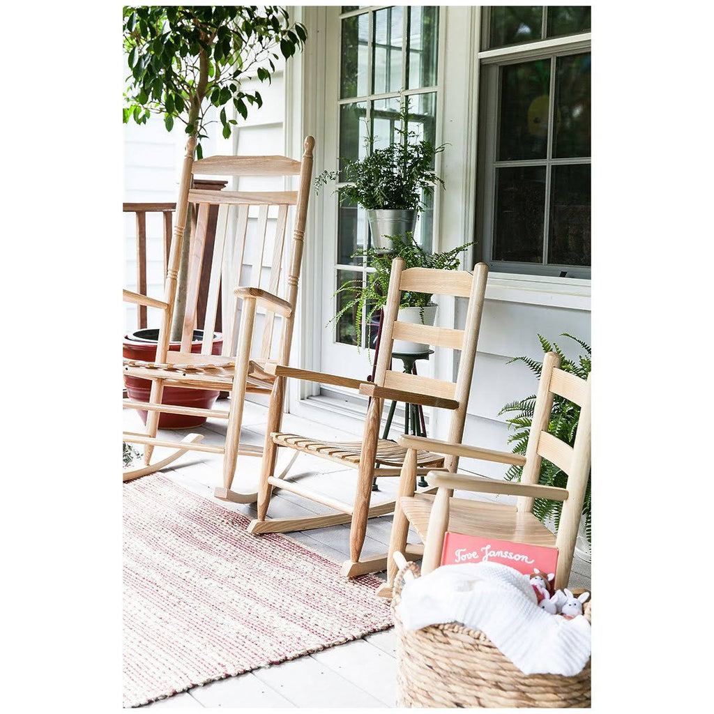 Coastal Green Wood Youth Rocking Chair Q42907