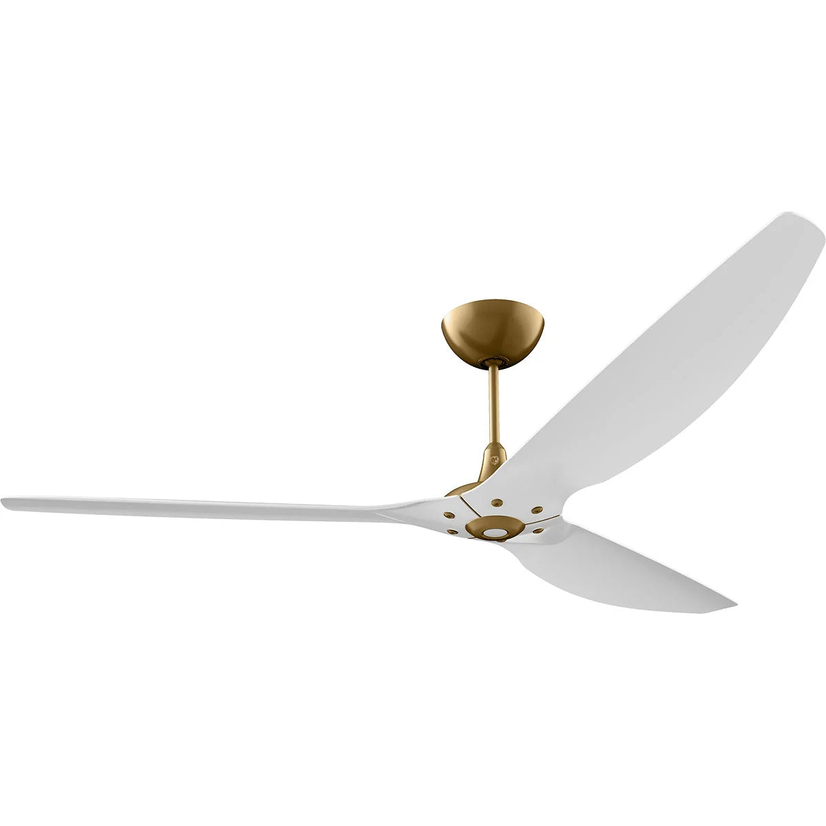 84 Ceiling Fan with White Blades and Gold Finish W578479