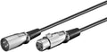 10M XLR (3-pin) Black Audio Cable I67919