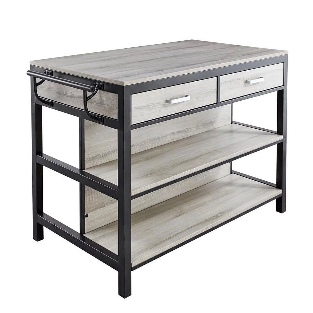 Counter Height Dining Table in Weathered Driftwood H94106